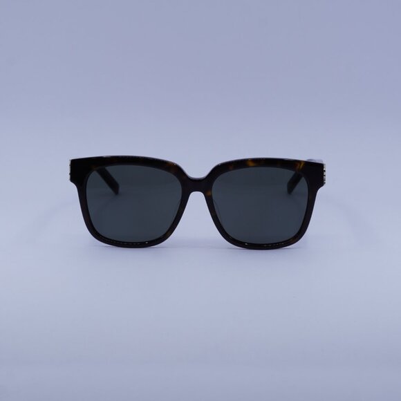 Saint Laurent SL M40/FN 004 Sunglasses Havana Square Frame, Grey Lenses main image 8